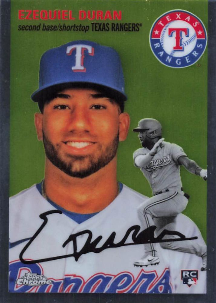 #45 Ezequiel Duran - Texas Rangers - 2023 Topps Chrome Platinum Anniversary Baseball