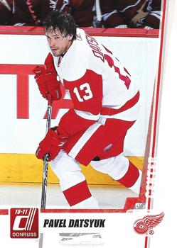 #45 Pavel Datsyuk - Detroit Red Wings - 2010-11 Donruss Hockey