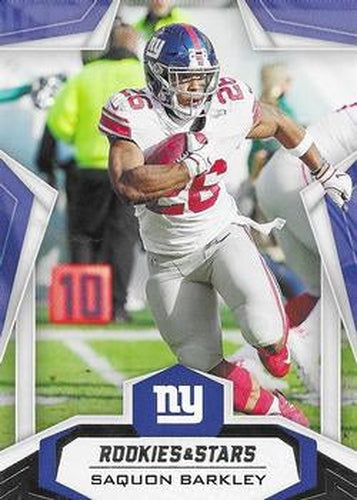 #45 Saquon Barkley - New York Giants - 2019 Panini Rookies & Stars Football