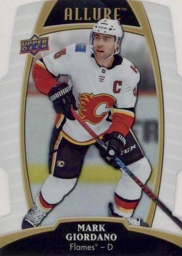 #45 Mark Giordano - Calgary Flames - 2019-20 Upper Deck Allure - White Rainbow Hockey