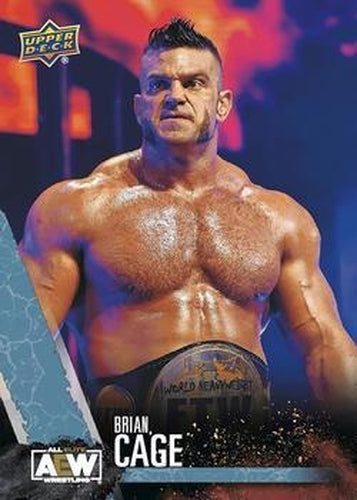 #45 Brian Cage - 2021 Upper Deck AEW Wrestling