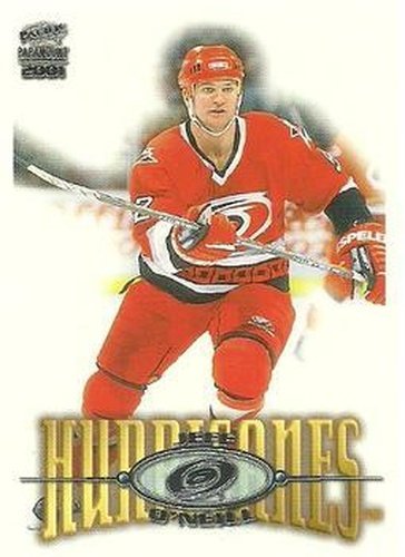 #45 Jeff O'Neill - Carolina Hurricanes - 2000-01 Pacific Paramount Hockey