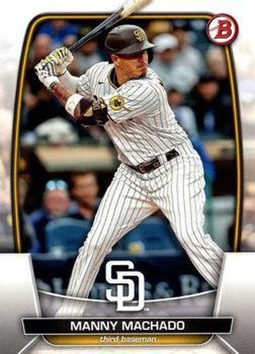 #45 Manny Machado - San Diego Padres - 2023 Bowman Baseball