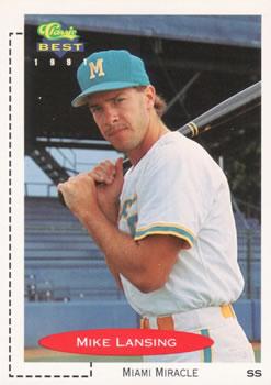 #45 Mike Lansing - Miami Miracle - 1991 Classic Best Baseball