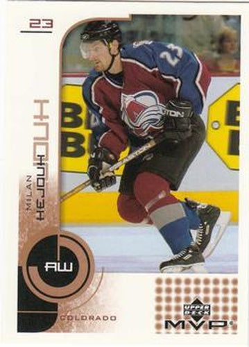 #45 Milan Hejduk - Colorado Avalanche - 2002-03 Upper Deck MVP Hockey