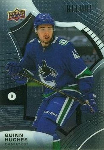 #45 Quinn Hughes - Vancouver Canucks - 2021-22 Upper Deck Allure Hockey