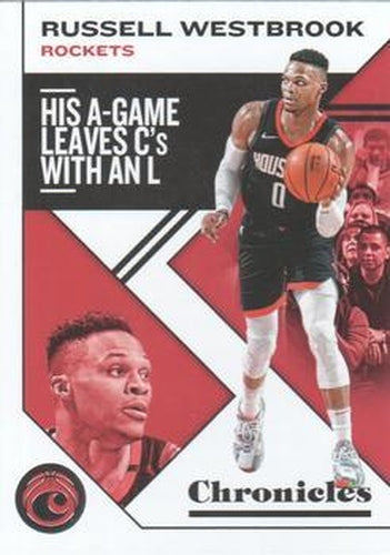 #45 Russell Westbrook - Houston Rockets - 2019-20 Panini Chronicles Basketball
