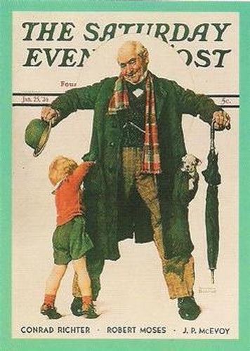 #45 The Gift - 1993 Comic Images Norman Rockwell Saturday Evening Post