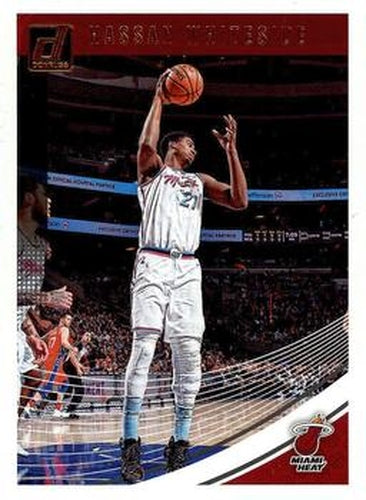 #45 Hassan Whiteside - Miami Heat - 2018-19 Donruss Basketball