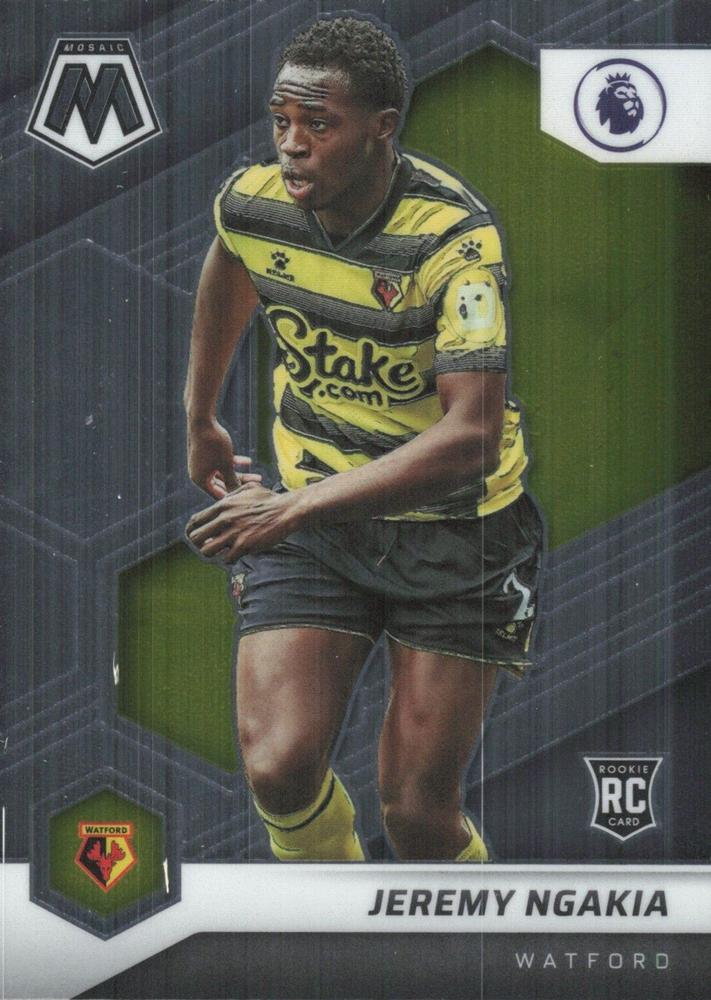 #45 Jeremy Ngakia - Watford - 2021-22 Panini Mosaic Premier League Soccer