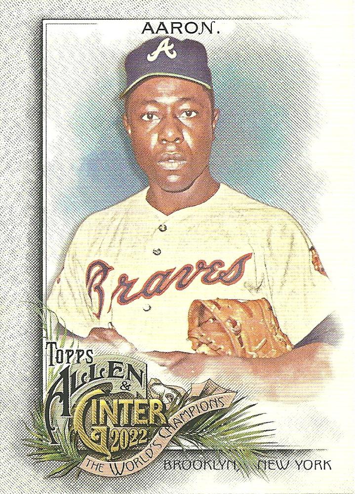 #45 Hank Aaron - Atlanta Braves - 2022 Topps Allen & Ginter Baseball