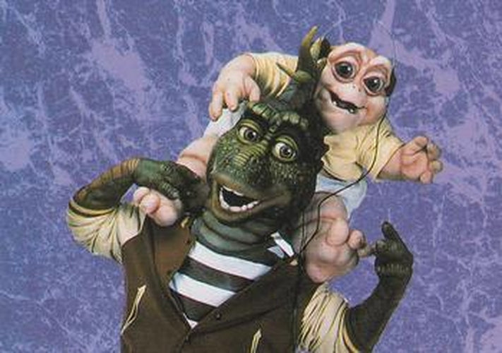 #45 The Howling Robbie & Baby - 1992 Pro Set Dinosaurs