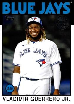 #86B-45 Vladimir Guerrero Jr. - Toronto Blue Jays - 2021 Topps Update - 1986 Topps Baseball 35th Anniversary Baseball
