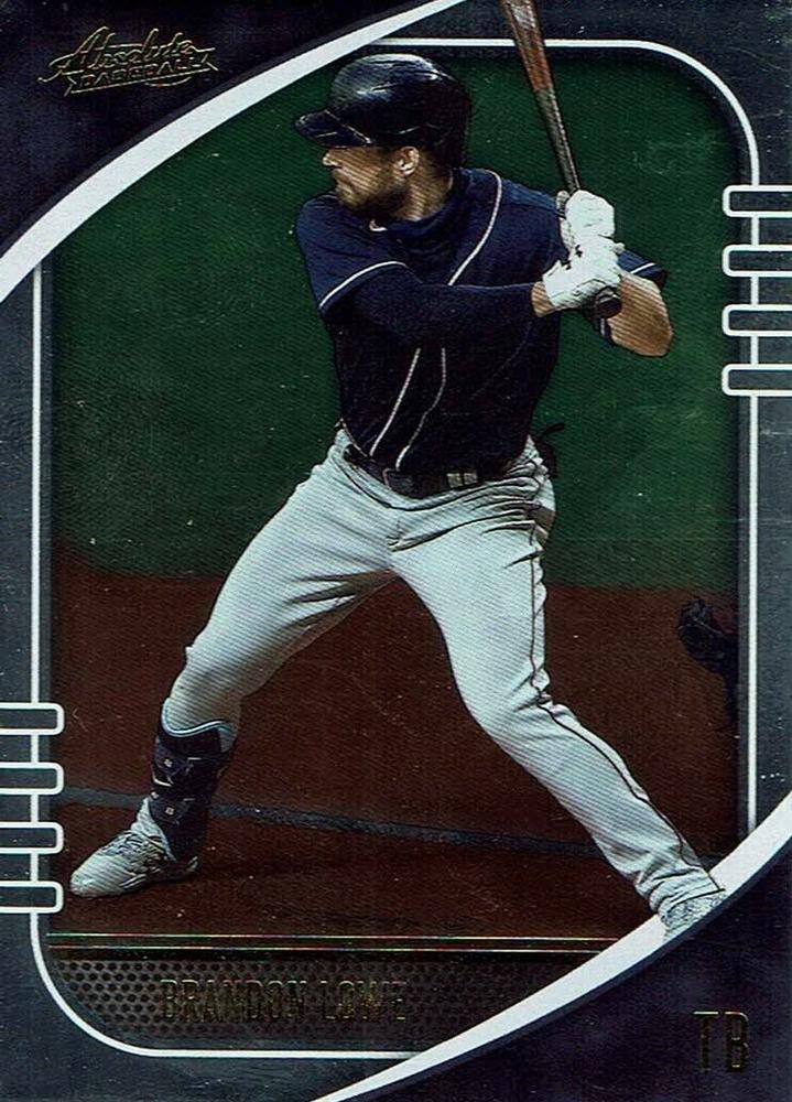 #45 Brandon Lowe - Tampa Bay Rays - 2021 Panini Absolute Baseball