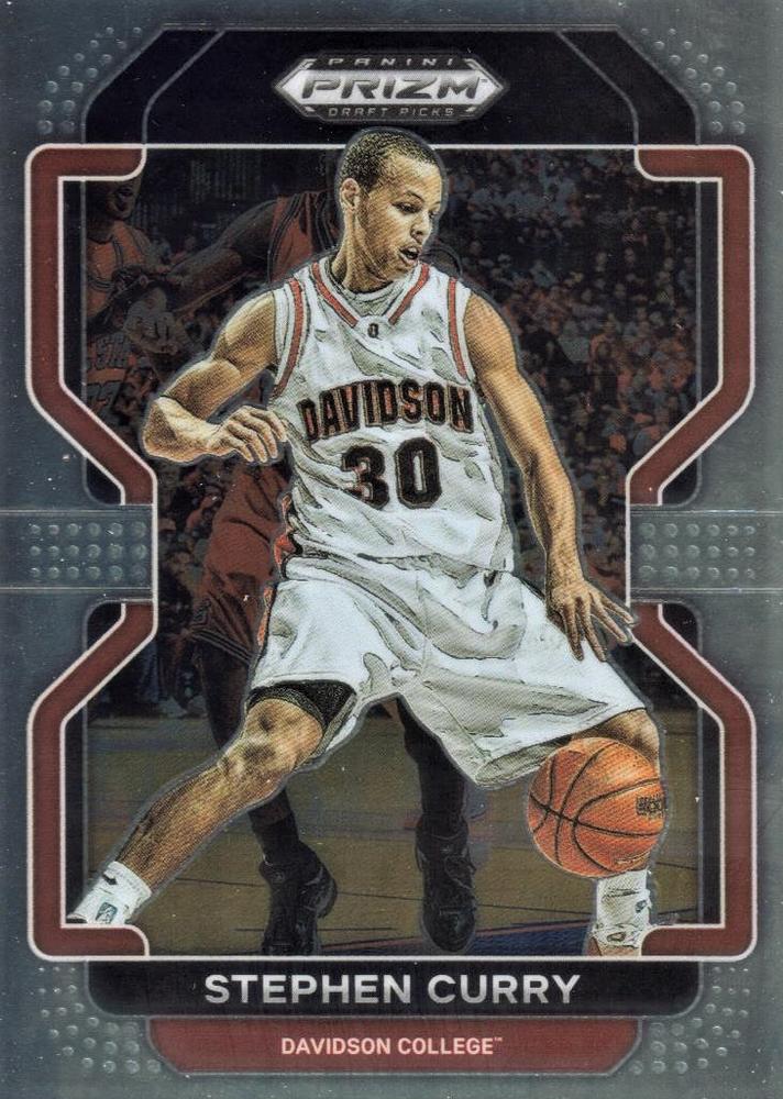 #45 Stephen Curry - Davidson Wildcats - 2022 Panini Prizm Draft Picks Basketball