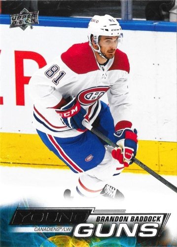 #460 Brandon Baddock - Montreal Canadiens - 2022-23 Upper Deck Hockey