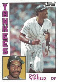 #460 Dave Winfield - New York Yankees - 1984 Topps Baseball