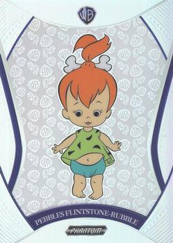 #PW-I-153 Pebbles Flintstone-Rubble - 2024 Kakawow Phantom Warner Bros. 100th Anniversary - Silver