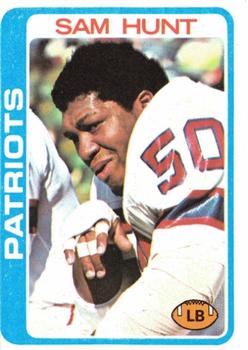 #461 Sam Hunt - New England Patriots - 1978 Topps Football