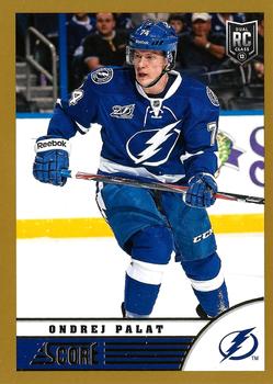 #462 Ondrej Palat - Tampa Bay Lightning - 2013-14 Score - Gold Hockey