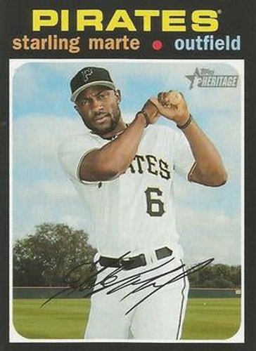 #462 Starling Marte - Pittsburgh Pirates - 2020 Topps Heritage Baseball