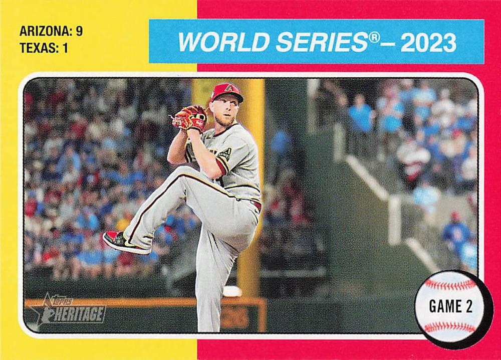 #462 World Series 2023: Game 2 - Arizona Diamondbacks - 2024 Topps Heritage Baseball