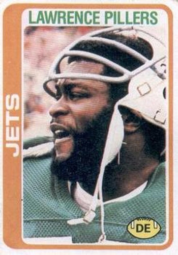 #462 Lawrence Pillers - New York Jets - 1978 Topps Football
