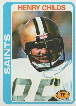 #463 Henry Childs - New Orleans Saints - 1978 Topps Football
