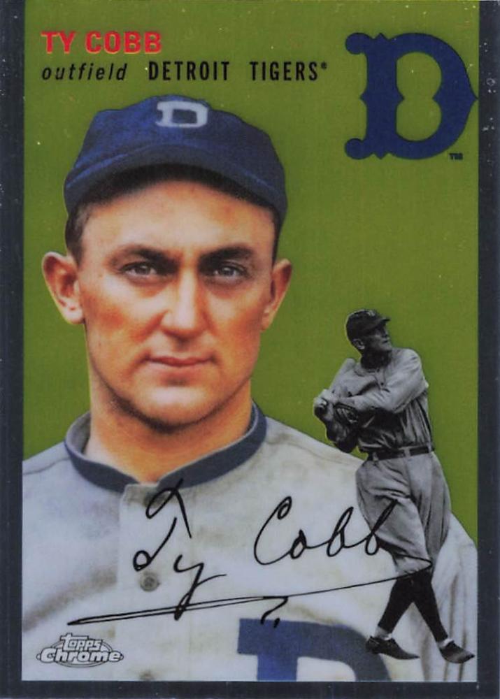 #464 Ty Cobb - Detroit Tigers - 2023 Topps Chrome Platinum Anniversary Baseball