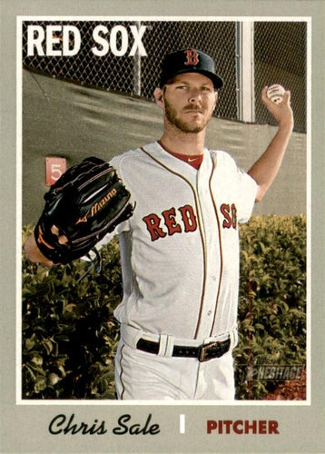 #464 Chris Sale - Boston Red Sox - 2019 Topps Heritage Baseball