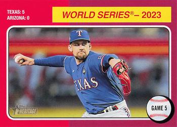#465 World Series 2023: Game 5 - Texas Rangers - 2024 Topps Heritage Baseball