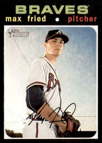#465 Max Fried - Atlanta Braves - 2020 Topps Heritage Baseball