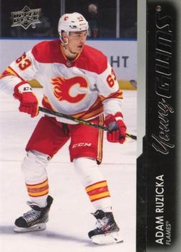 #465 Adam Ruzicka - Calgary Flames - 2021-22 Upper Deck Hockey