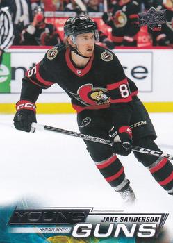 #466 Jake Sanderson - Ottawa Senators - 2022-23 Upper Deck Hockey