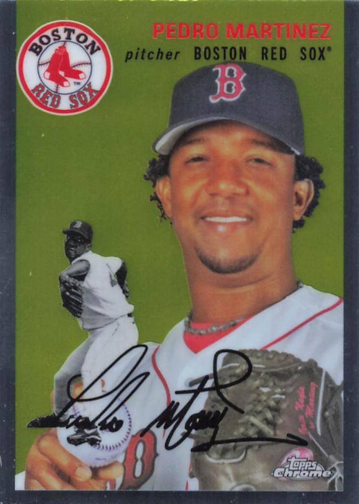 #466 Pedro Martinez - Boston Red Sox - 2023 Topps Chrome Platinum Anniversary Baseball