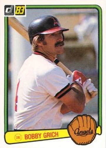 #468 Bobby Grich - California Angels - 1983 Donruss Baseball