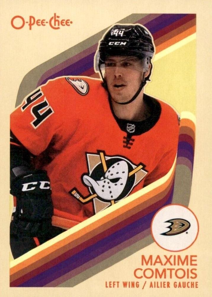 #468 Maxime Comtois - Anaheim Ducks - 2023-24 O-Pee-Chee - Retro Hockey