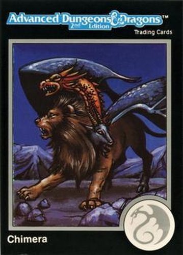 #469 Chimera - 1991 TSR Advanced Dungeons & Dragons - Silver