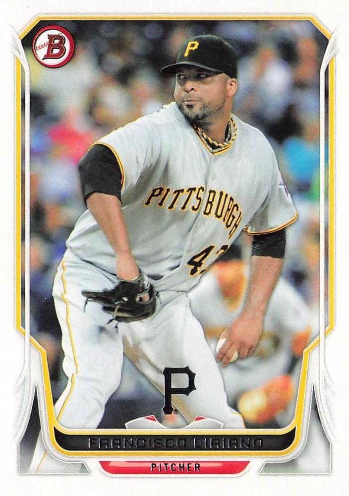 #46 Francisco Liriano - Pittsburgh Pirates - 2014 Bowman Baseball