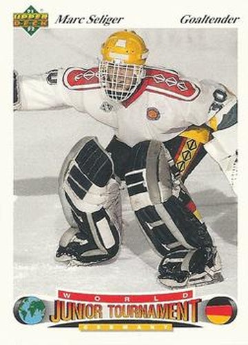 #46 Marc Seliger - Germany - 1991-92 Upper Deck Czech World Juniors Hockey
