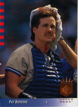 #46 Pat Borders - Toronto Blue Jays - 1993 SP Baseball