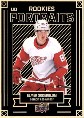 #P-46 Elmer Soderblom - Detroit Red Wings - 2022-23 Upper Deck - UD Portraits Hockey