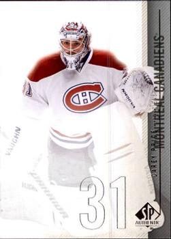 #46 Carey Price - Montreal Canadiens - 2010-11 SP Authentic Hockey