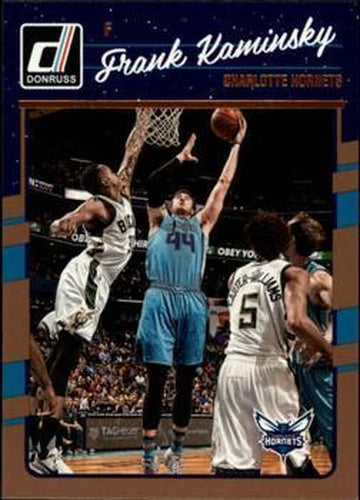 #46 Frank Kaminsky - Charlotte Hornets - 2016-17 Donruss Basketball
