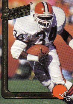 #46 Kevin Mack - Cleveland Browns - 1991 Action Packed Football