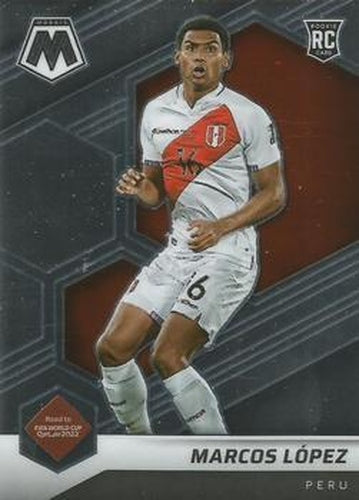 #46 Marcos Lopez - Peru - 2021-22 Panini Mosaic Road to FIFA World Cup Soccer