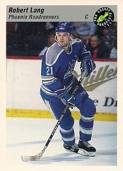 #46 Robert Lang - Phoenix Roadrunners - 1993 Classic Pro Prospects Hockey