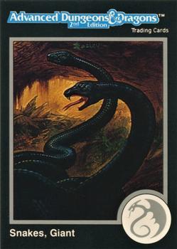 #46 Snakes, Giant - 1991 TSR Advanced Dungeons & Dragons - Silver