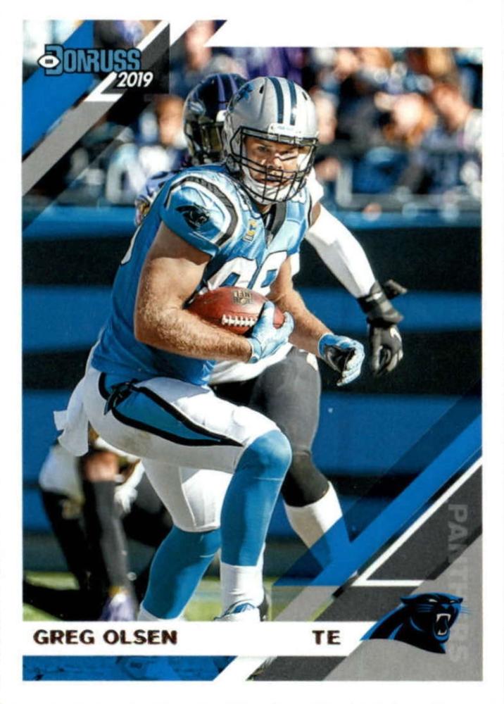 #46 Greg Olsen - Carolina Panthers - 2019 Donruss Football