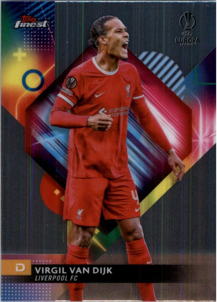 #46 Virgil van Dijk - Liverpool - 2023-24 Finest UEFA Club Competitions Soccer